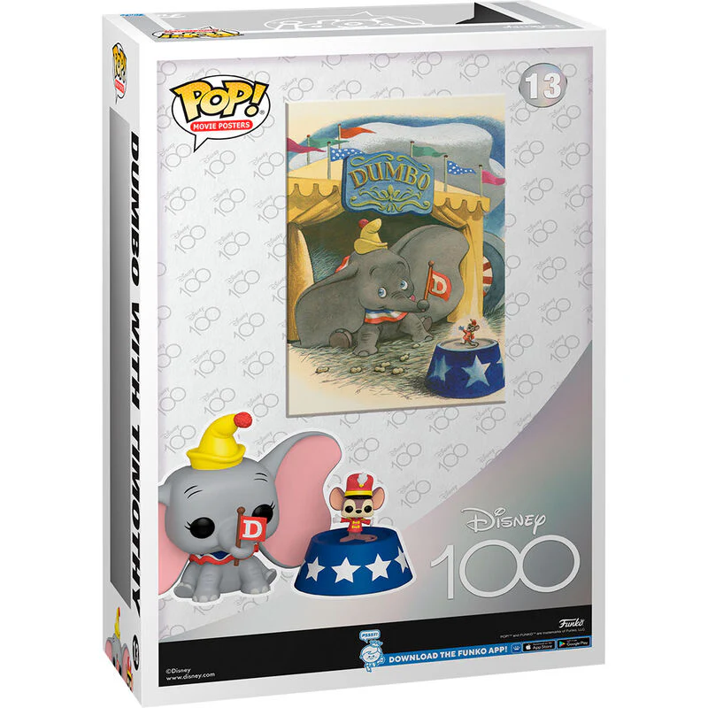 Figura Pop Movie Poster Disney 100Th Anniversary Dumbo - Image 3