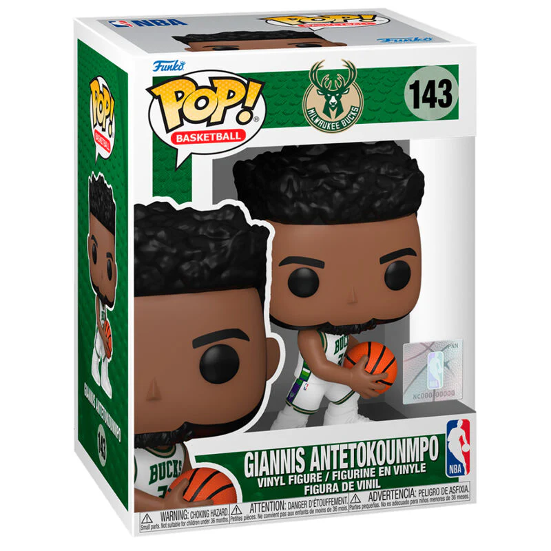 Figura Pop Nba Bucks Giannis Antetokounmpo - Image 2