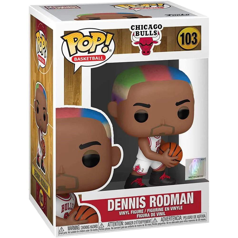 Figura Pop Nba Legends Dennis Rodman Bulls Home - Image 2