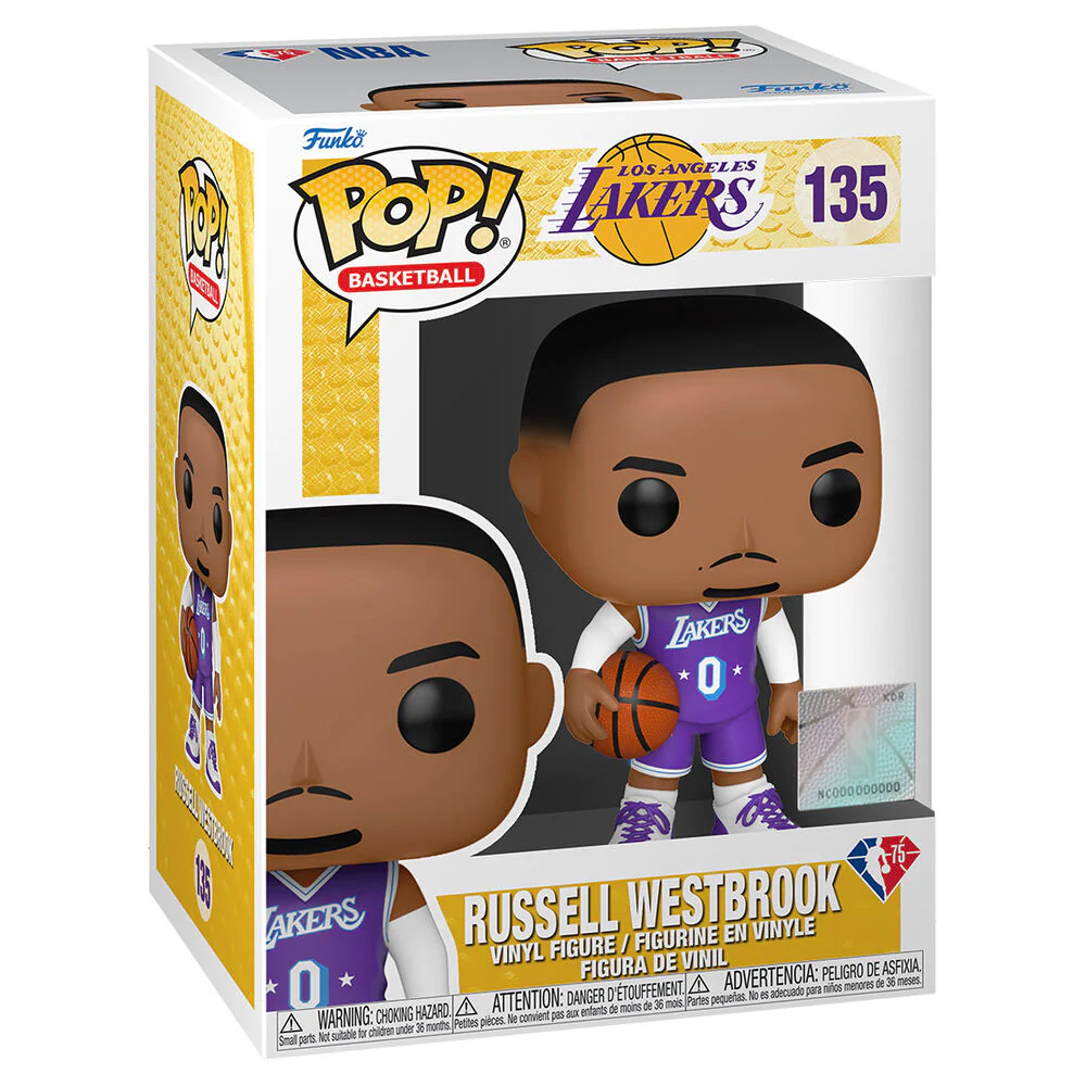Figura Pop Nba Russell Westbrook City Edition 2021 - Image 3