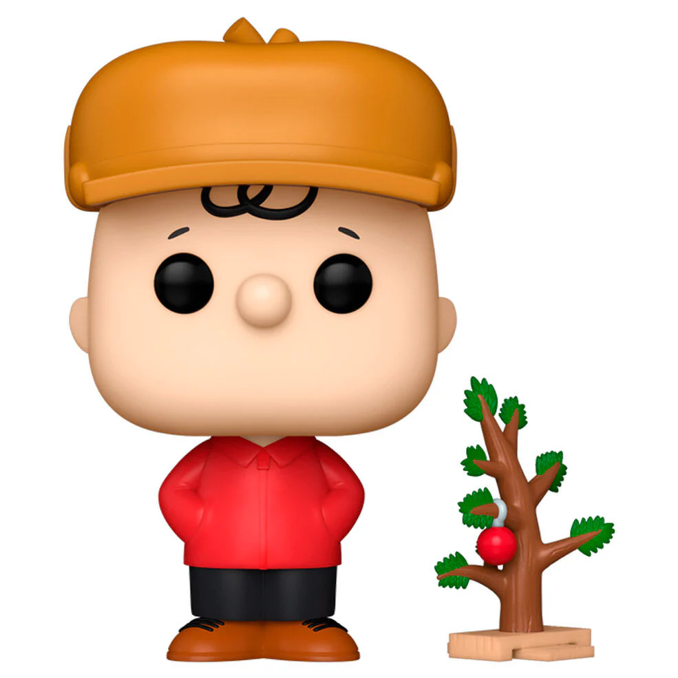Figura Pop Peanuts Charlie Brown With Tree