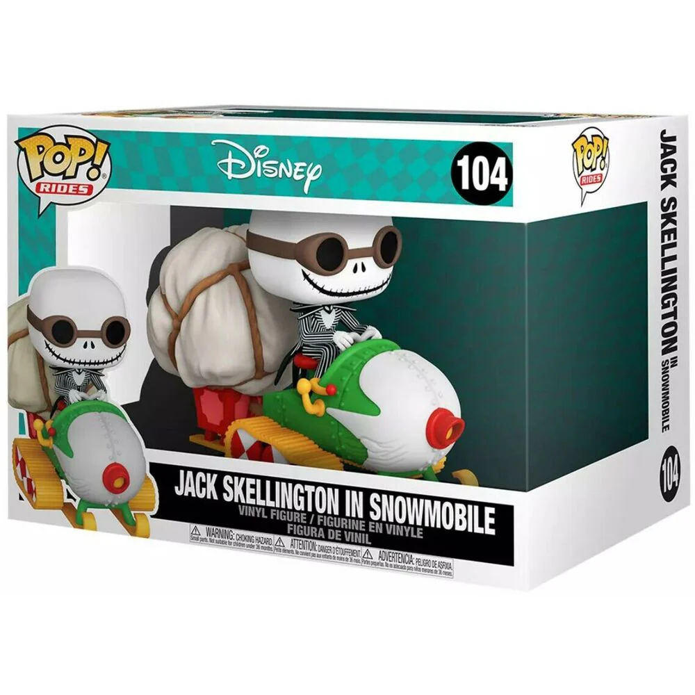 Figura Pop Ride Pesadilla Antes De Navidad Jack With Goggles & Snowmobile - Image 3