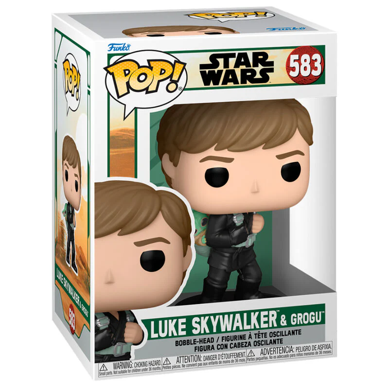 Figura Pop Star Wars El Libro De Boba Fett 2 Luke Skywalker & Grogu