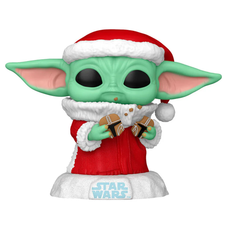 Figura Pop Star Wars Grogu With Christmas Cookie - Image 2