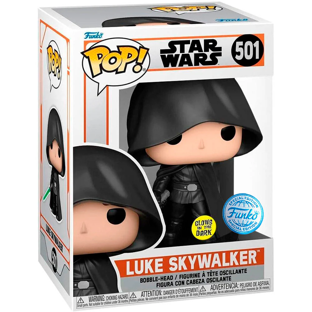 Figura Pop Star Wars Mandalorian Luke Skywalker Exclusive - Image 2