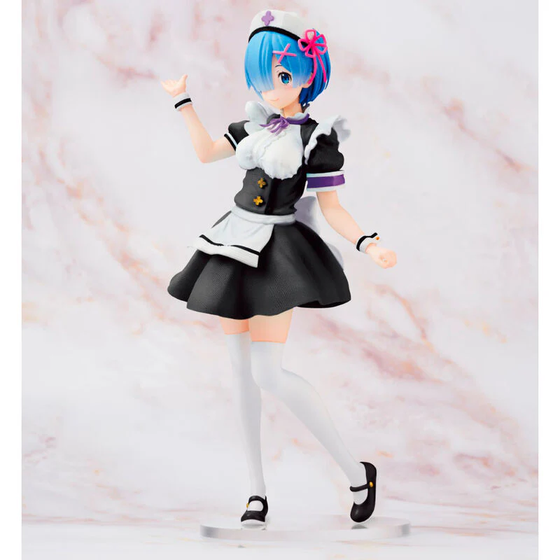 Figura Rem Precious Prize Figure Nurse Maid Ver. Re:zero Starting Life In Another World 23Cm - Image 2