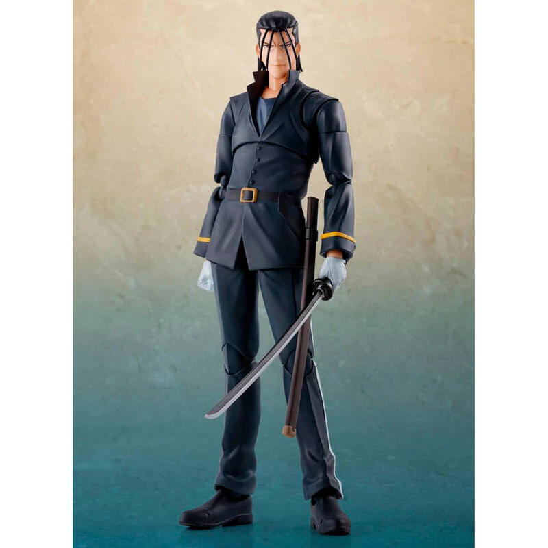 Figura S.h. Figuarts Hajime Saito Rurouni Kenshin: Meiji Swordsman Romantic Story 16,5Cm