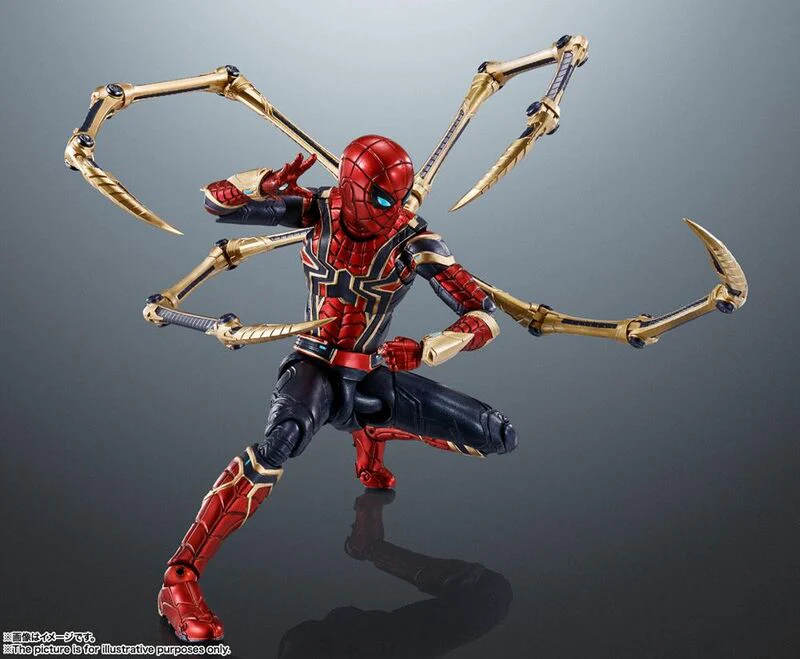 Figura S.h. Figuarts Iron Spiderman No Way Home Spiderman Marvel 15Cm - Image 4