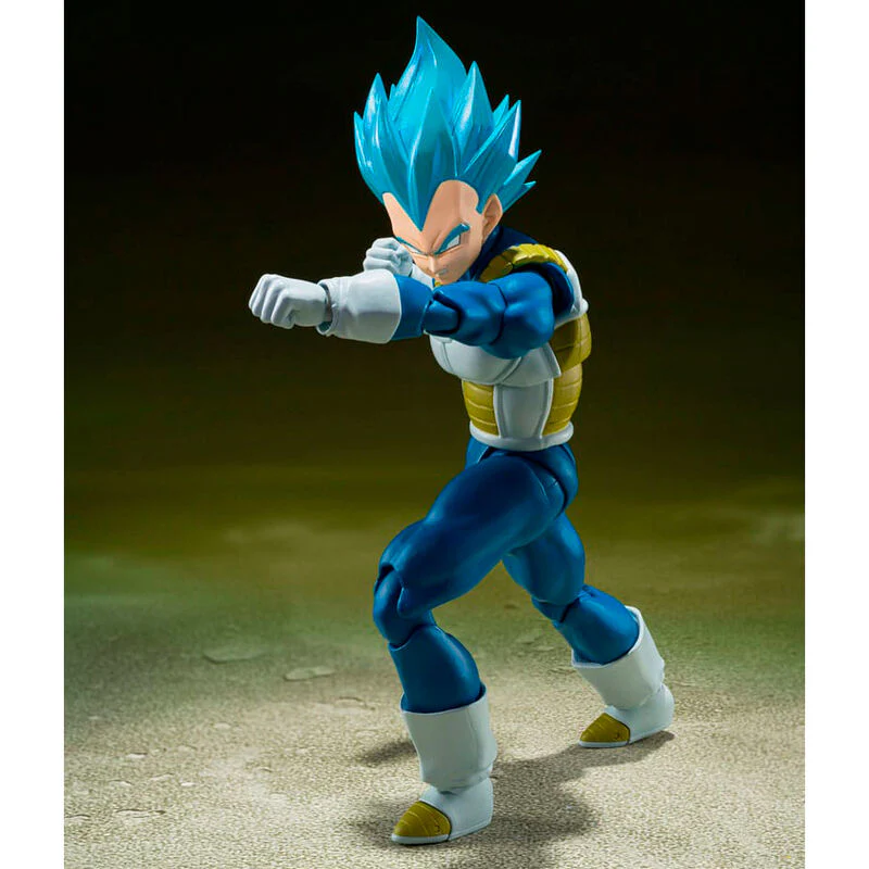 Figura S.h. Figuarts Super Saiyan God Super Saiyan Vegeta Unwavering Saiyan Pride Dragon Ball Super 14Cm - Image 3