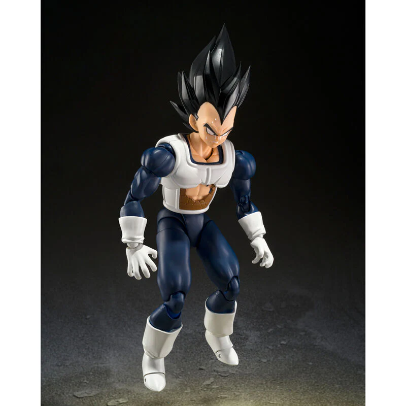 Figura S.h Figuarts Vegeta Old Vattle Clothes Dragon Ball Z 14Cm - Image 3