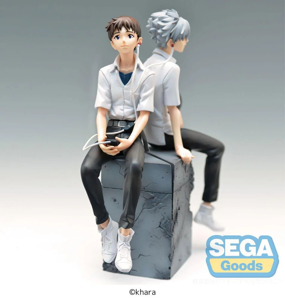 Figura Shinji & Kaworu Luminasta Shinji Version Rebuild Of Evangelion 17Cm