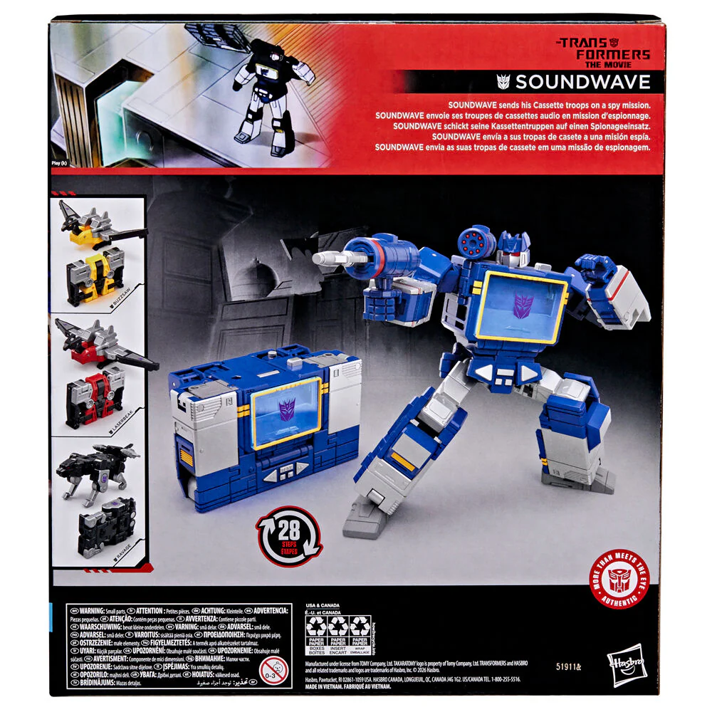 Figura Soundwave Studio Series Transformers The Movie 16,5Cm - Image 6