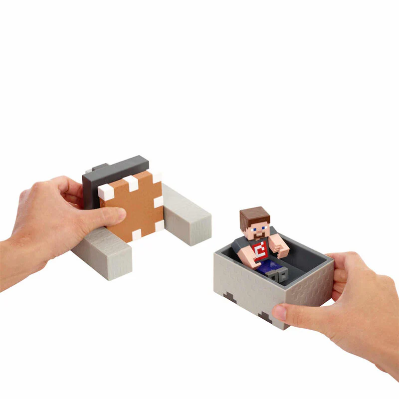 Figura Steve Vagoneta Explosiva Minecraft - Image 3