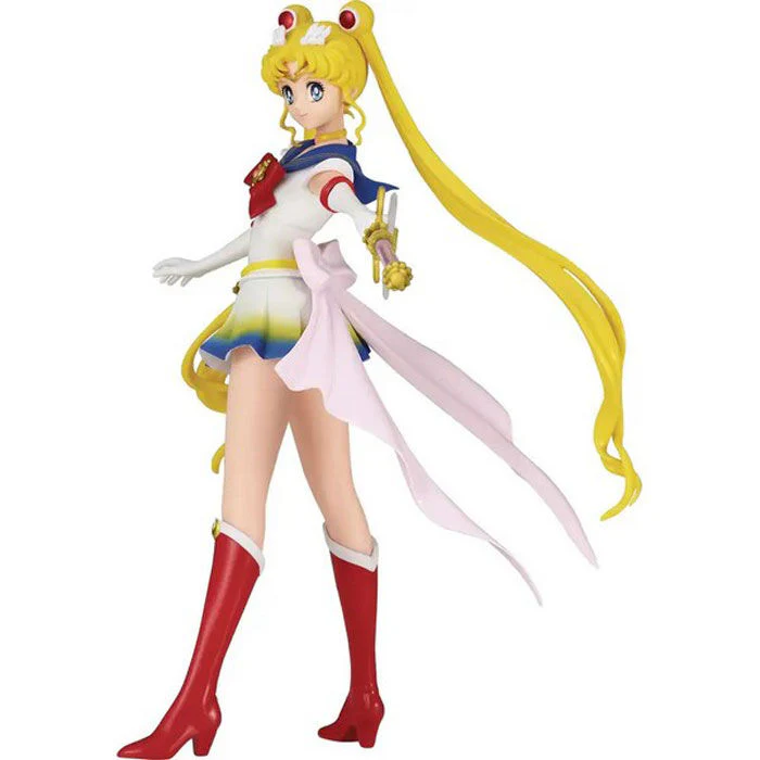Figura Super Sailor Moon Ver.a Glitter Glamours Pretty Guardian Eternal The Movie Sailor Moon 23Cm - Image 5