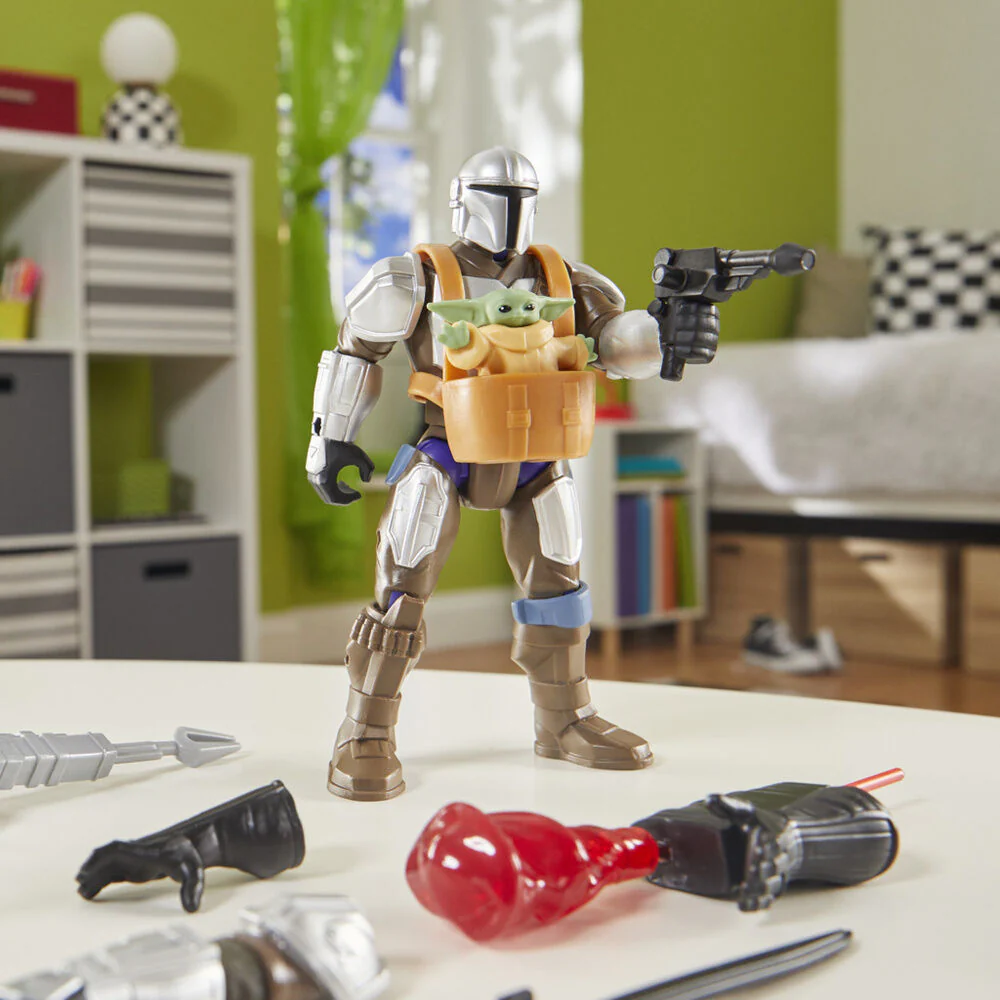 Figura The Mandalorian & Grogu Deluxe Mix Mashers Star Wars 12Cm - Image 5