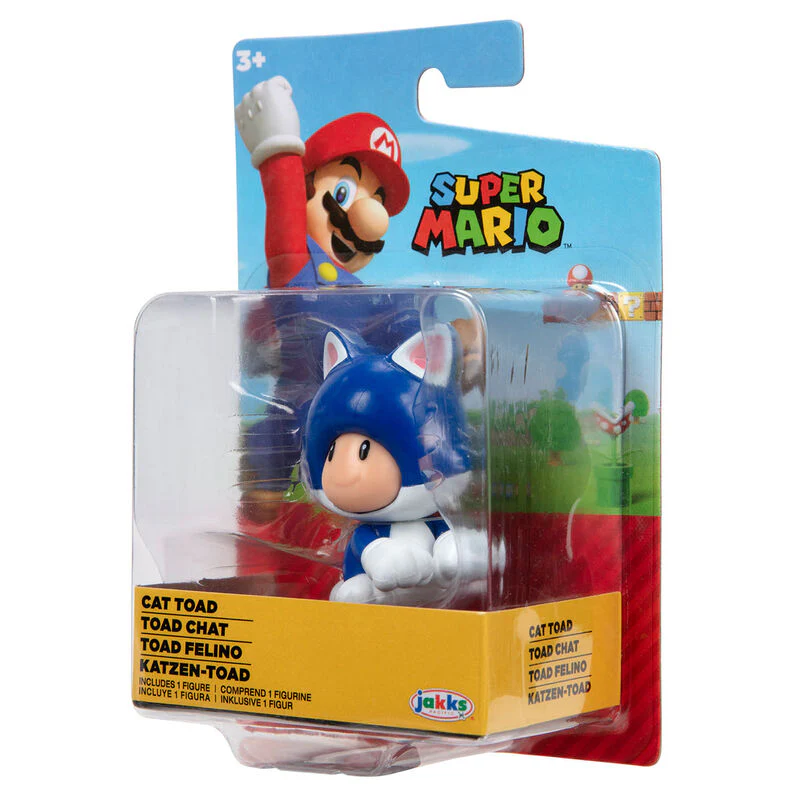 Figura Toad Felino Super Mario Nintendo 6,5Cm - Image 6