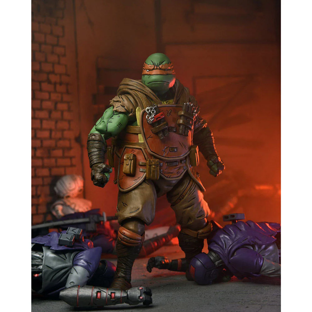 Figura Ultimate Flashback Michelangelo Teenage Mutant The Last Ronin Tortugas Ninja 18Cm - Image 3