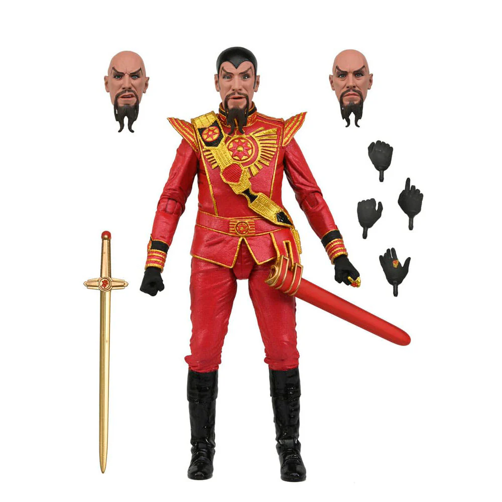 Figura Ultimate Ming Red Military Outfit Flash Gordon 1980 18Cm