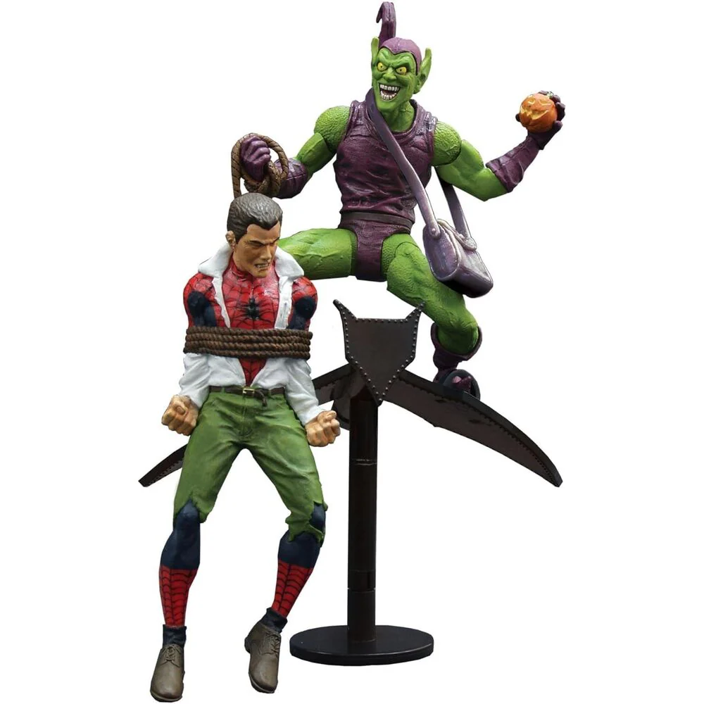 Figuras Duende Verde & Peter Parker Marvel Select 15Cm