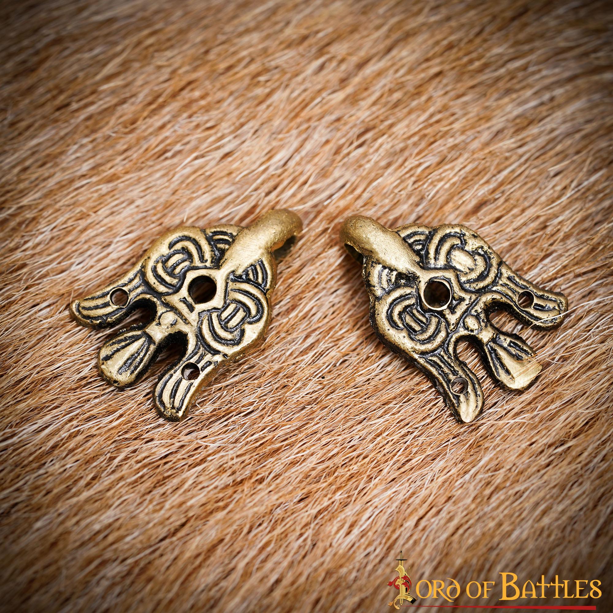 Gancho de Cuervo de Latón Vikingo del Siglo X - 3 Cm - para Envolturas de Piernas y Winingas - Image 6