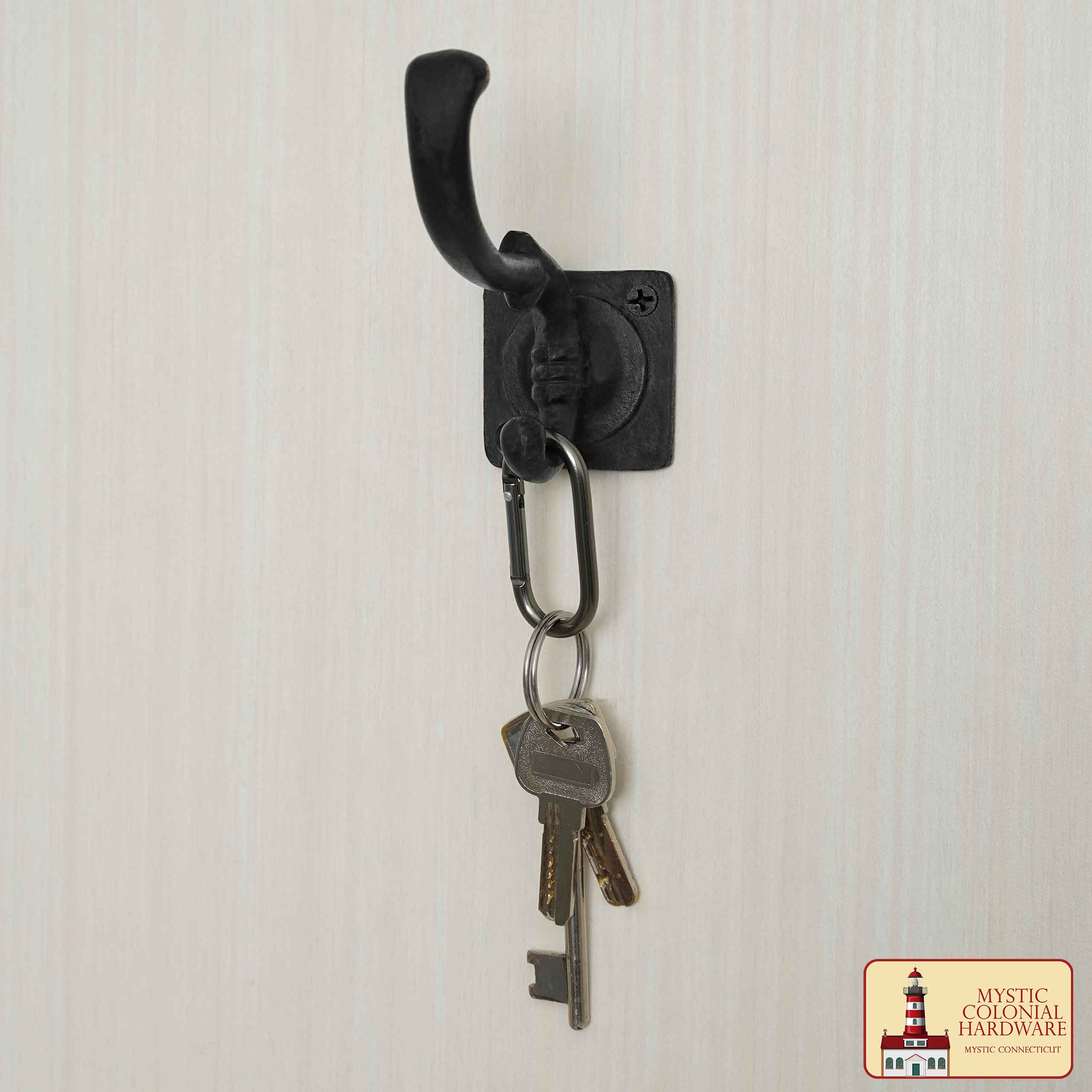 Ganchos de Pared Rústicos de Hierro Fundido, Ganchos Utilitarios Retro Resistentes para Colgar Abrigos, Bolsos, Toallas, Batas, Sombreros y Mucho Más - Image 6