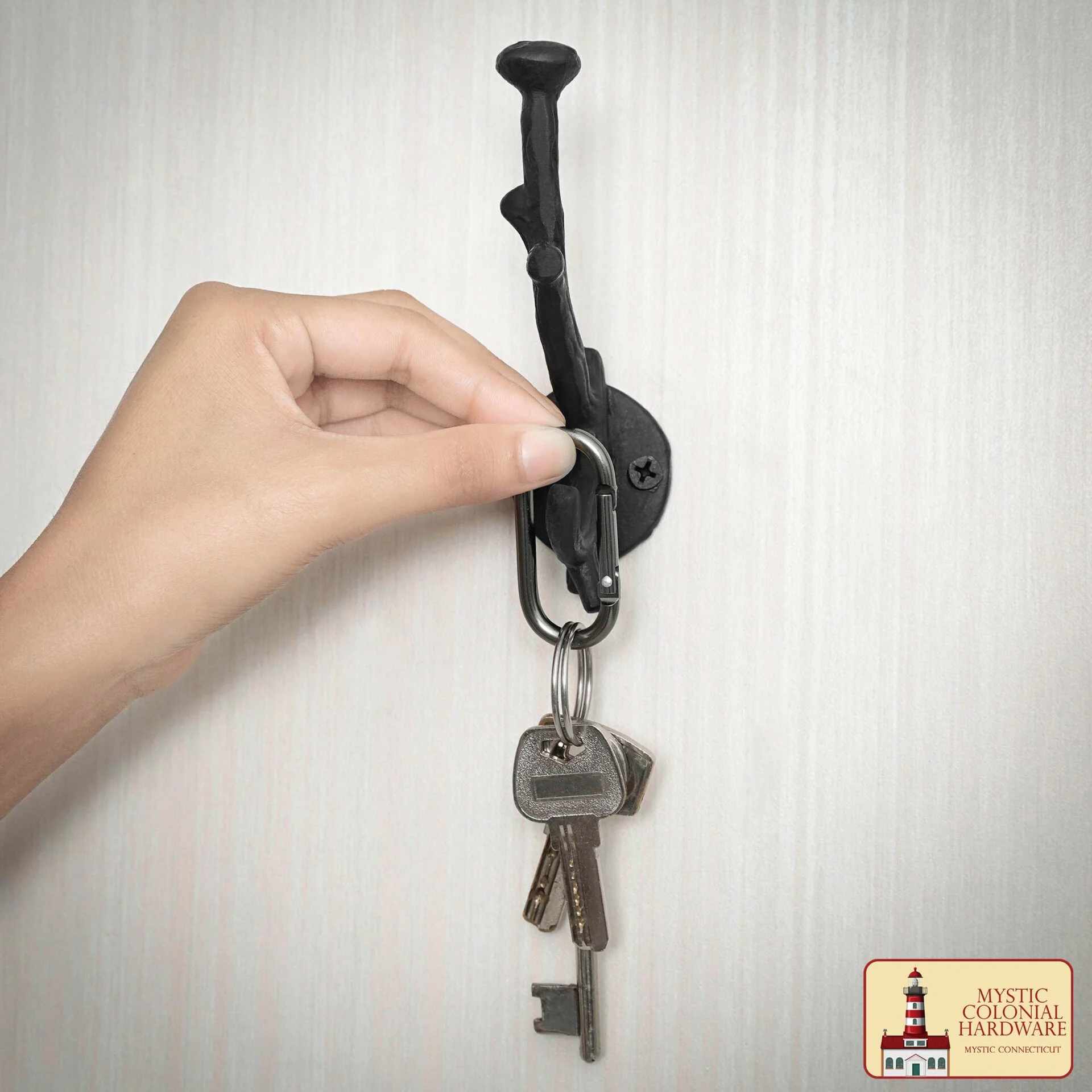 Ganchos de Pared Rústicos de Hierro Fundido : Ideales para Ambientes Victorianos, Coloniales, Retro, Steampunk, Góticos y Barrocos (1 2 X 3.8 ) Cm - Image 6