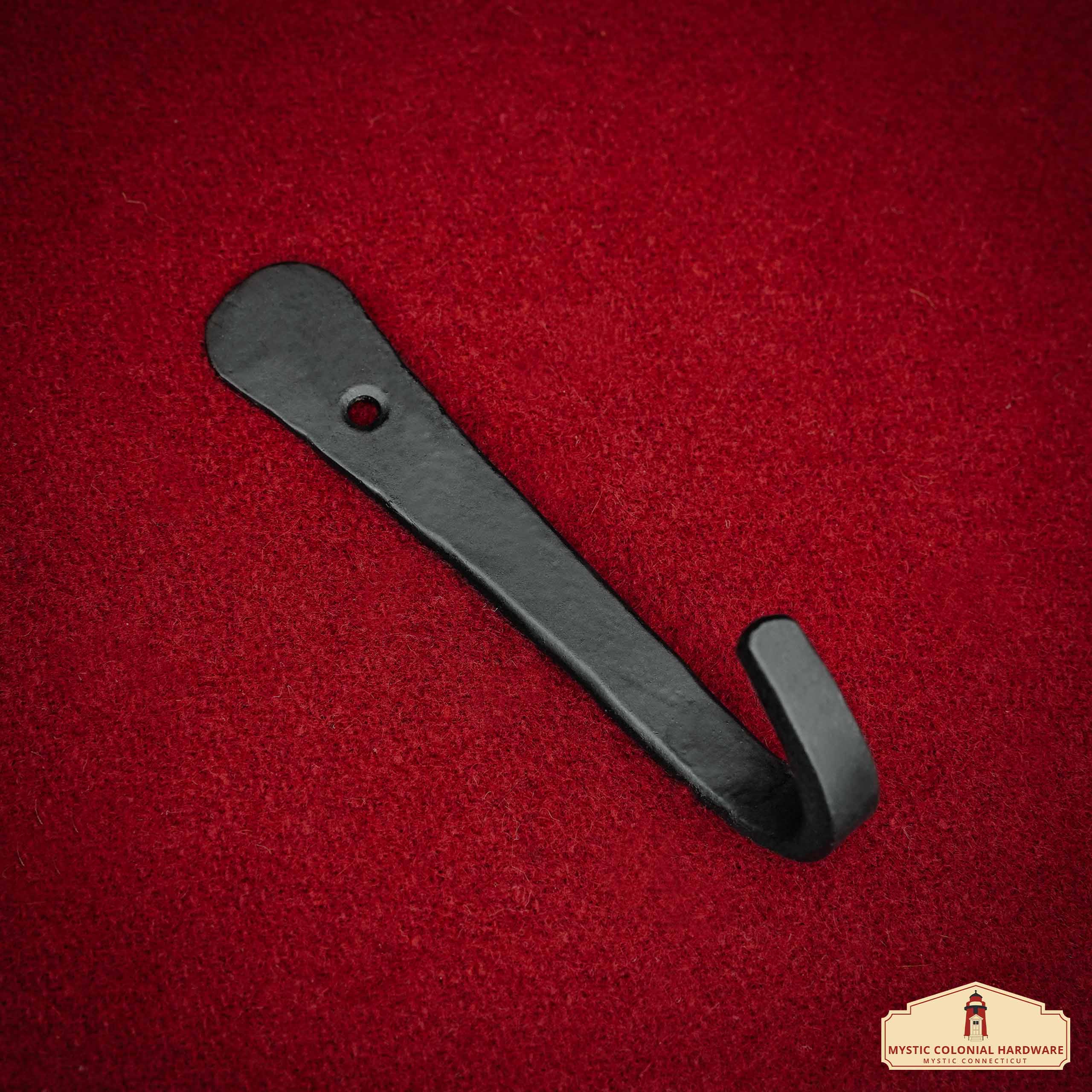 Ganchos Rústicos de Hierro Forjado a Mano para Colgar en la Pared: Ideal para Ambientes Victorianos, Coloniales, Retro, Steampunk, Góticos, Barrocos y Medievales, (12.6x2.4) Cm - Image 5