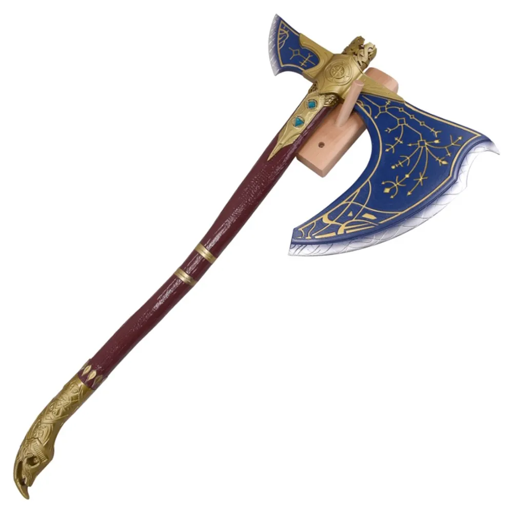 Hacha Leviatán de Kratos Decorativa Azul God of War