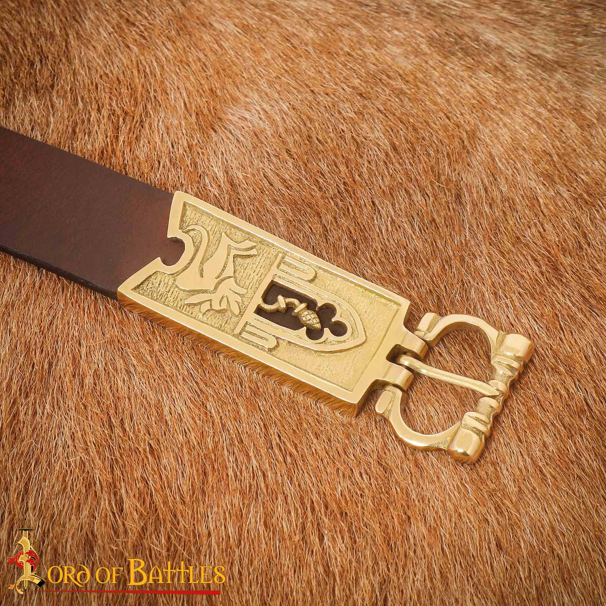 Hebilla de Latón Artesanal para Cinturón Medieval - Image 7