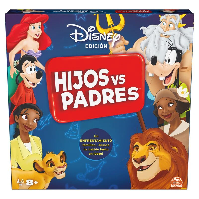 Juego De Mesa Hijos Contra Padres Edicion Disney Español