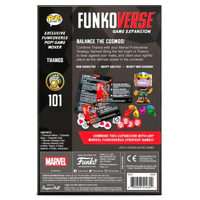 Juego Mesa Español Pop Funkoverse Marvel 1Fig - Image 2