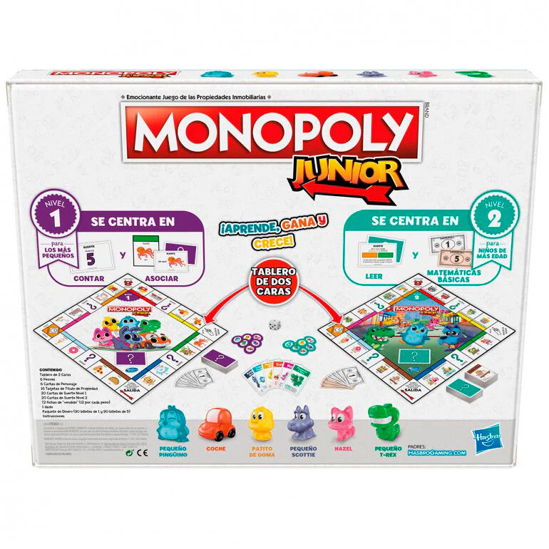 Juego Mesa Monopoly Junior - Image 2