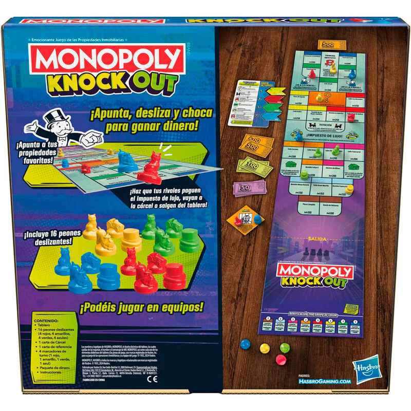 Juego Mesa Monopoly Knock Out Español - Image 4