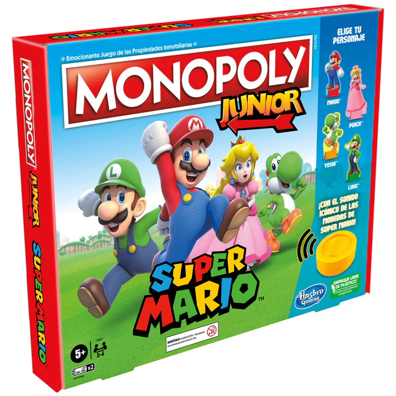 Juego Monopoly Junior Super Mario Español - Image 2