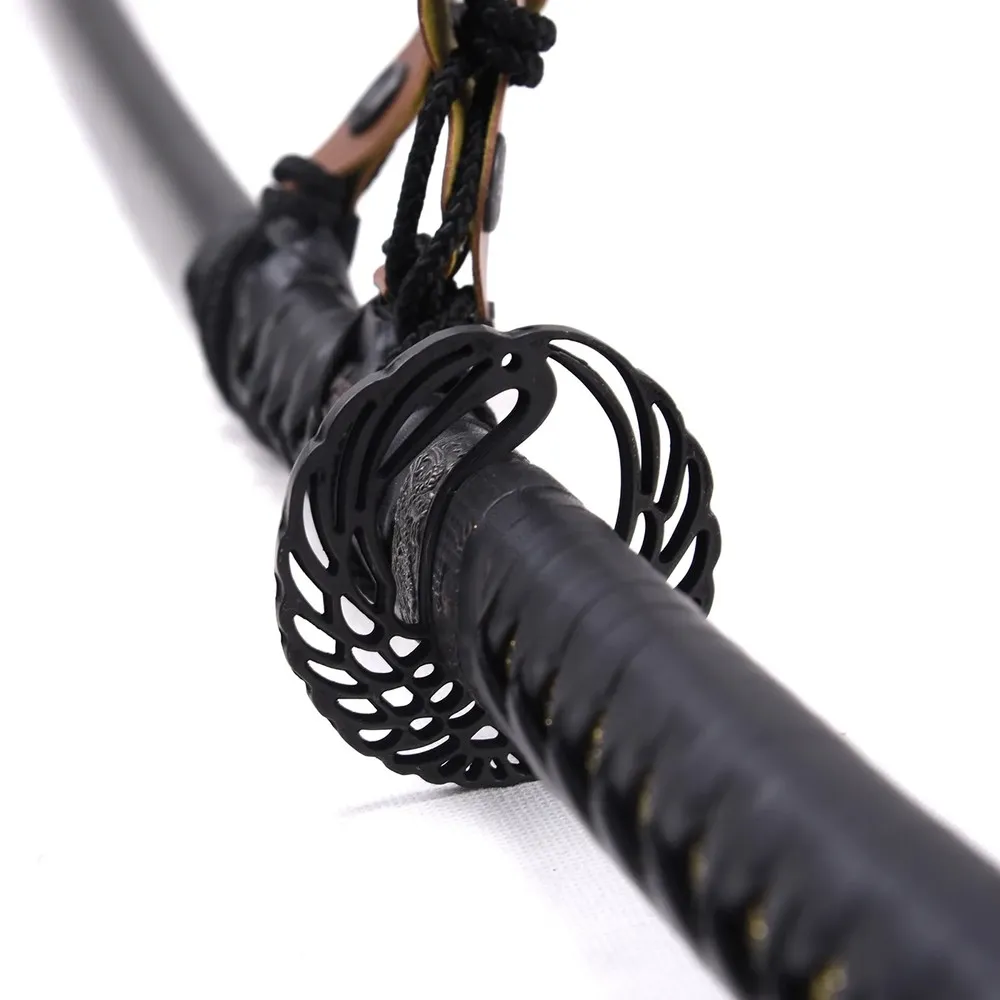 Katana Decorativa Japonesa con Hoja de Acero y Vaina de Madera - Image 2