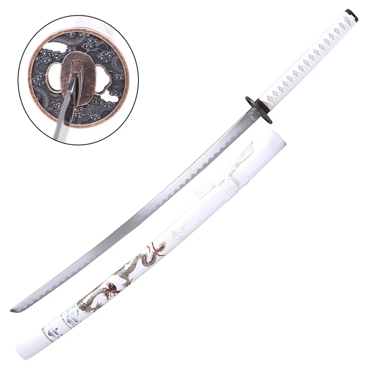 Katana Decorativa Samurái Negra - Blanca - Image 3