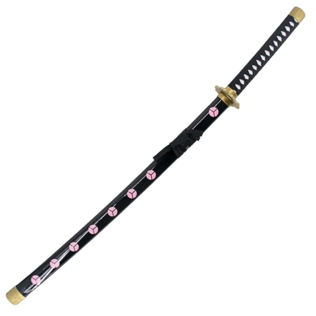 Katana Sushui de Zoro Negra de One Piece de bambú con luces Led - Image 3