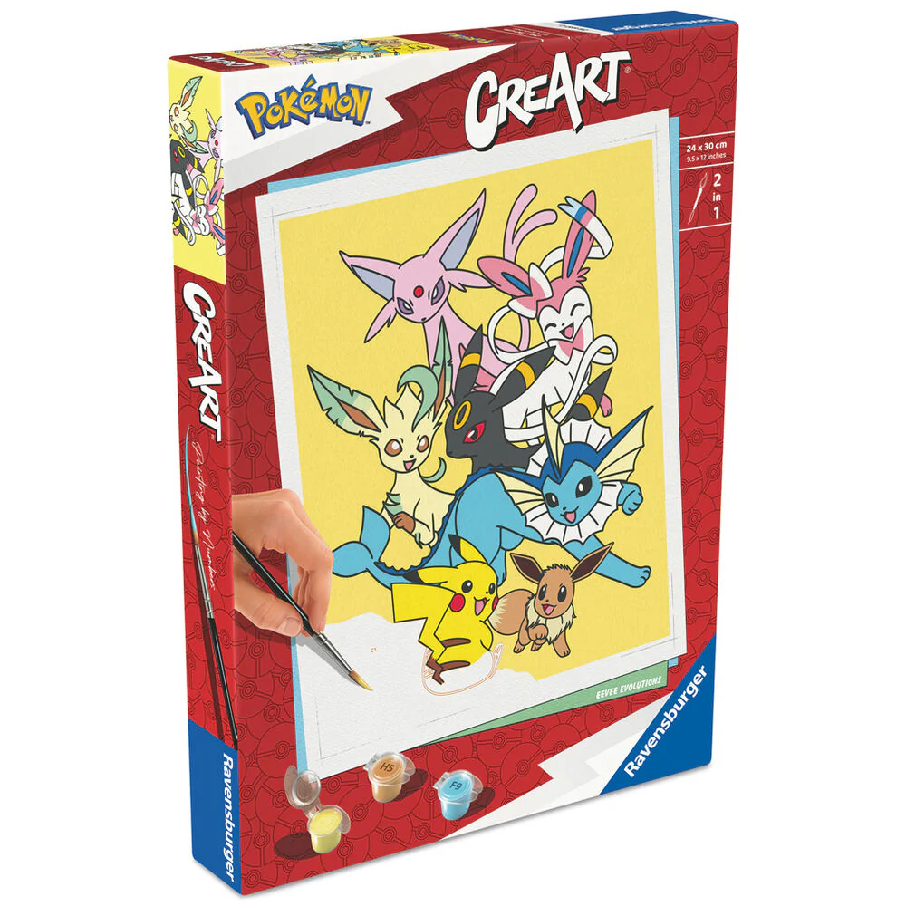 Kit De Pintura Creart Legendarios Pokemon Adulto - Image 3