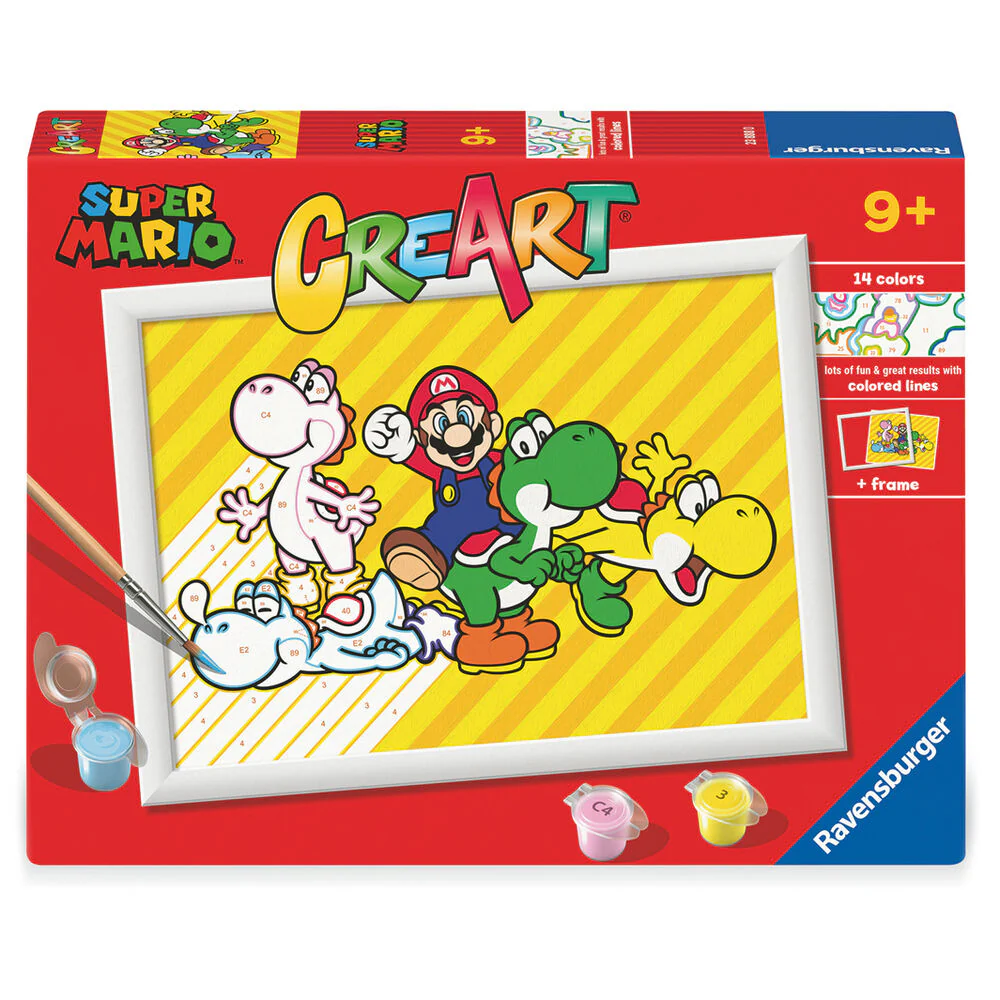 Kit De Pintura Creart Super Mario Bros