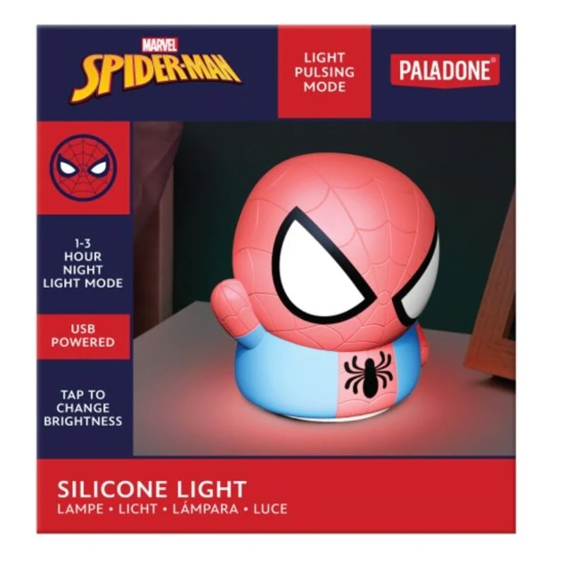 Lampara 3D Spiderman Marvel 14Cm