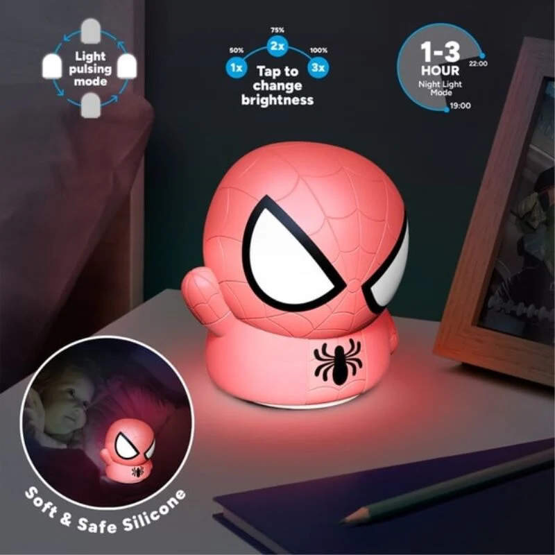 Lampara 3D Spiderman Marvel 14Cm - Image 3