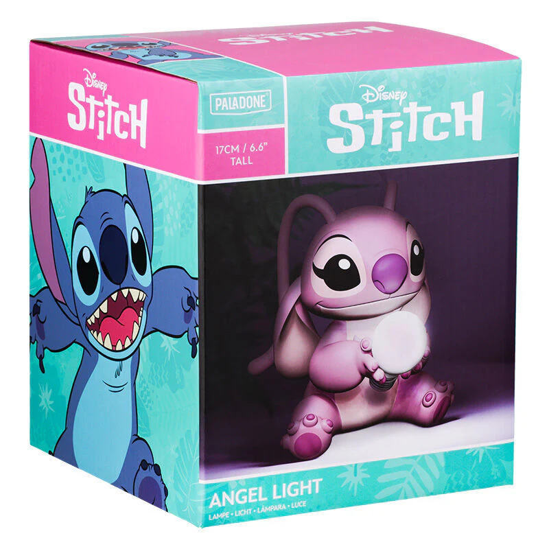 Lampara Angel Stitch Disney 16Cm