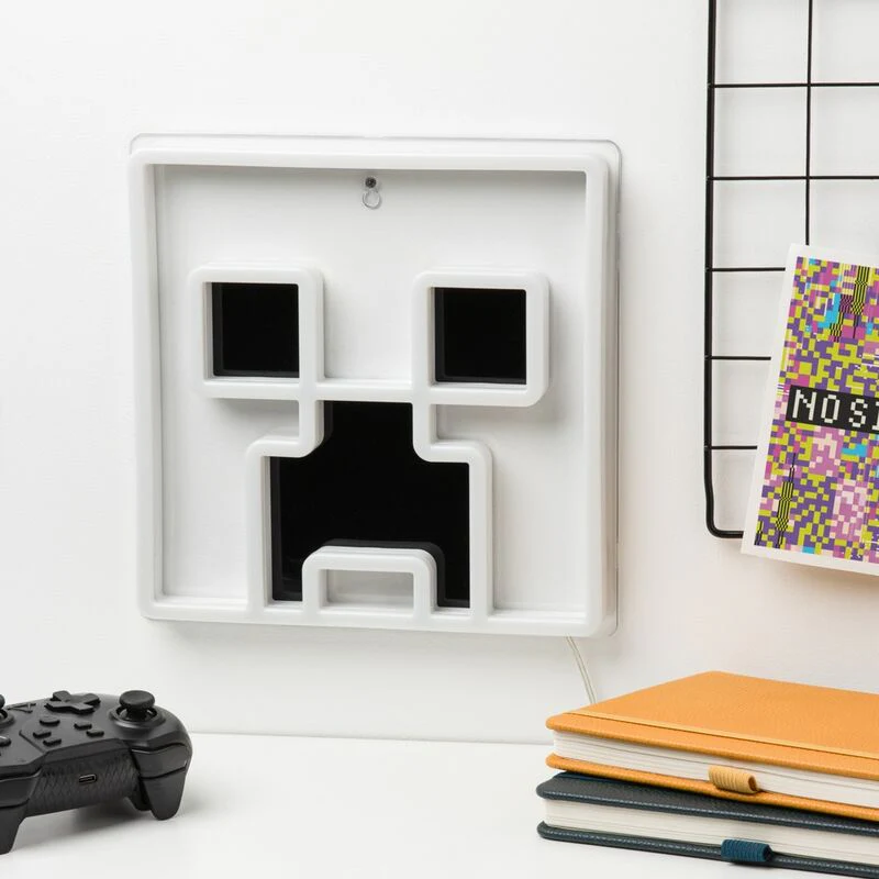 Lampara Pared Led Creeper Minecraft 25Cm - Image 4