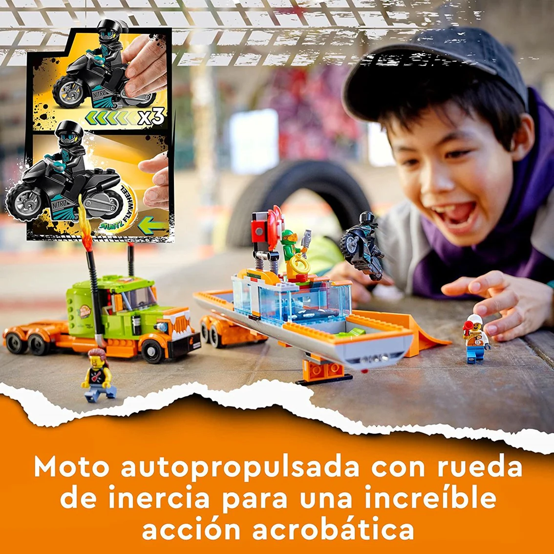 LEGO CITY ESPECTÁCULO ACROBÁTICO CAMIÓN - Image 3