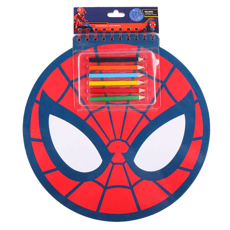 Libreta Colores Spiderman Marvel