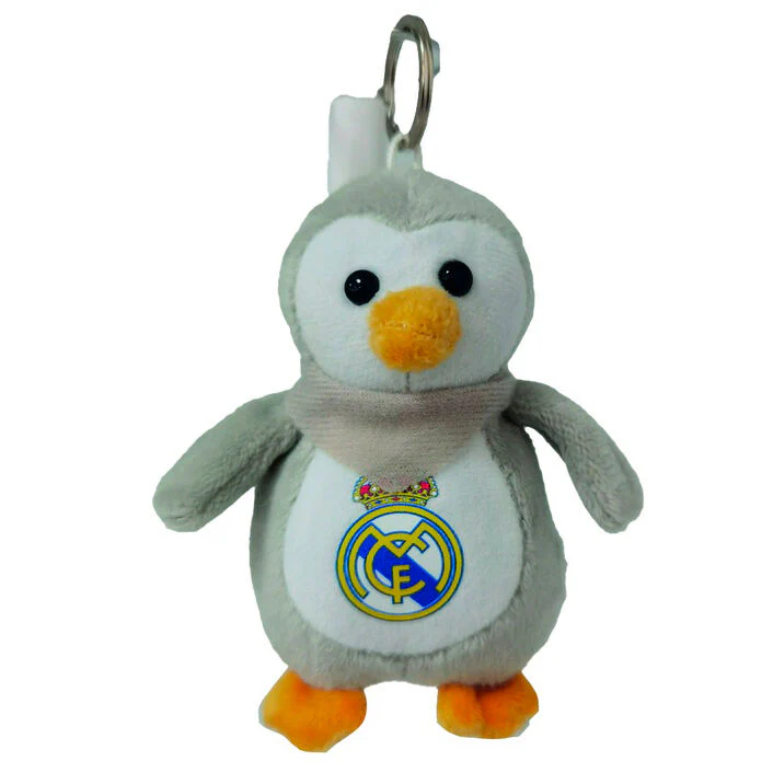 Llavero Peluche Pinguino Real Madrid