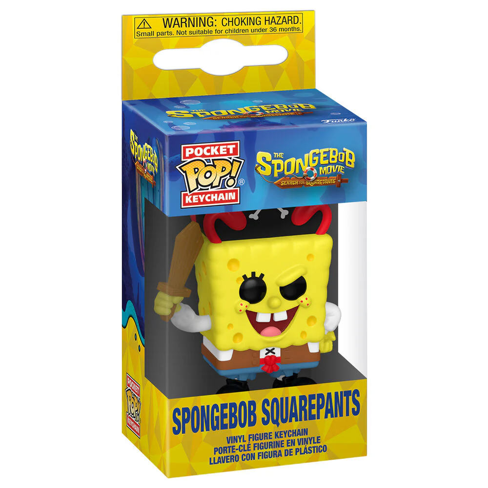Llavero Pocket Pop Bob Esponja Una Nueva Aventura Pirata Spongebob Squarepants - Image 2