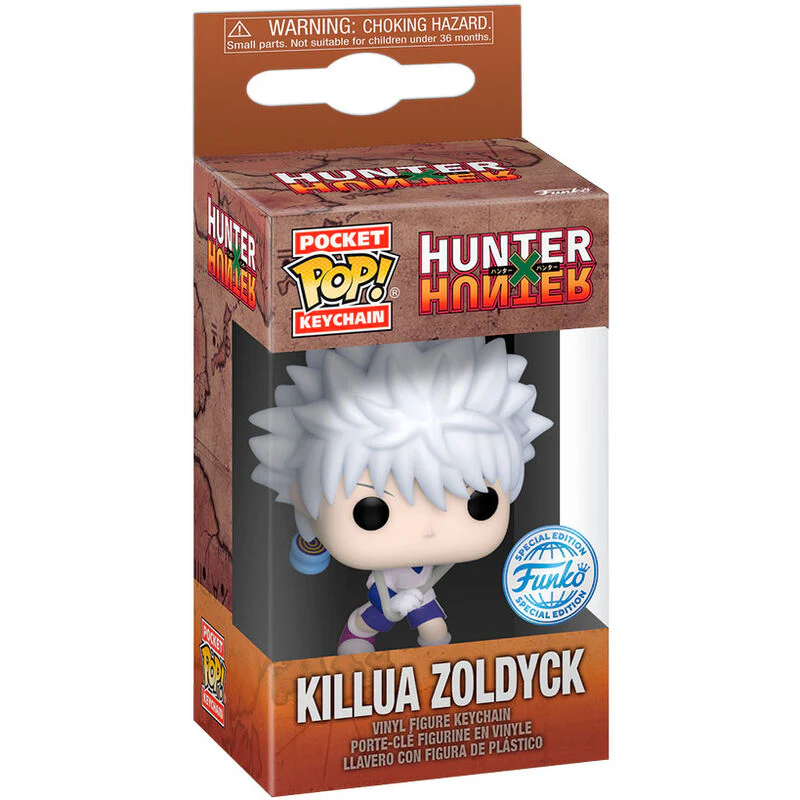 Llavero Pocket Pop Hunter X Hunter Killua Zoldyck Exclusive