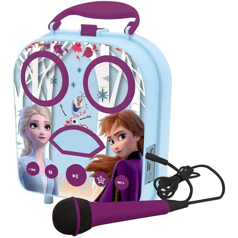 Maleta Karaoke Frozen Disney Portatil - Image 2