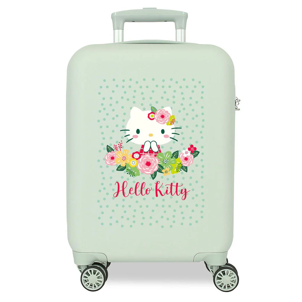 Maleta Trolley Abs Floral Hello Kitty 50Cm
